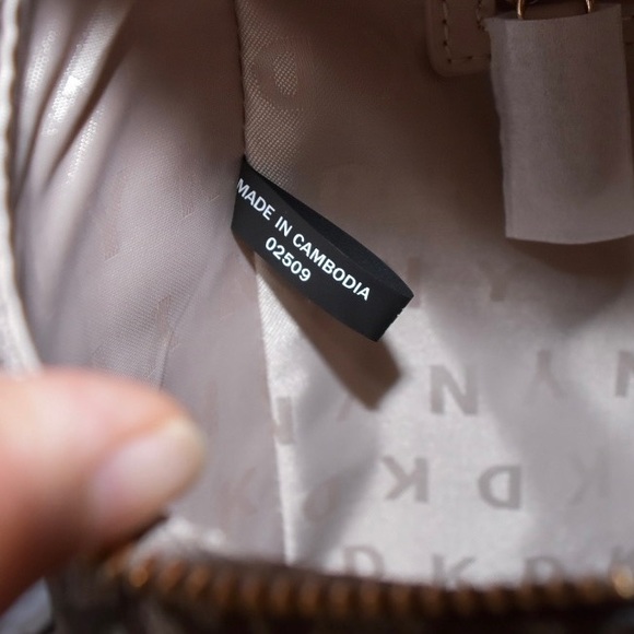 $228 NEW! DKNY BROWN MONOGRAM LOGO BRADEE BACKPACK
